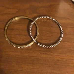 Twisted Gold Silpada Bangle.